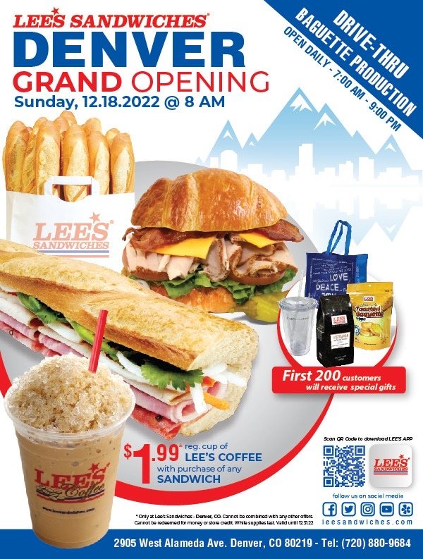Denver Grand Opening 12.18.2022 – 200 special gifts & promotion!